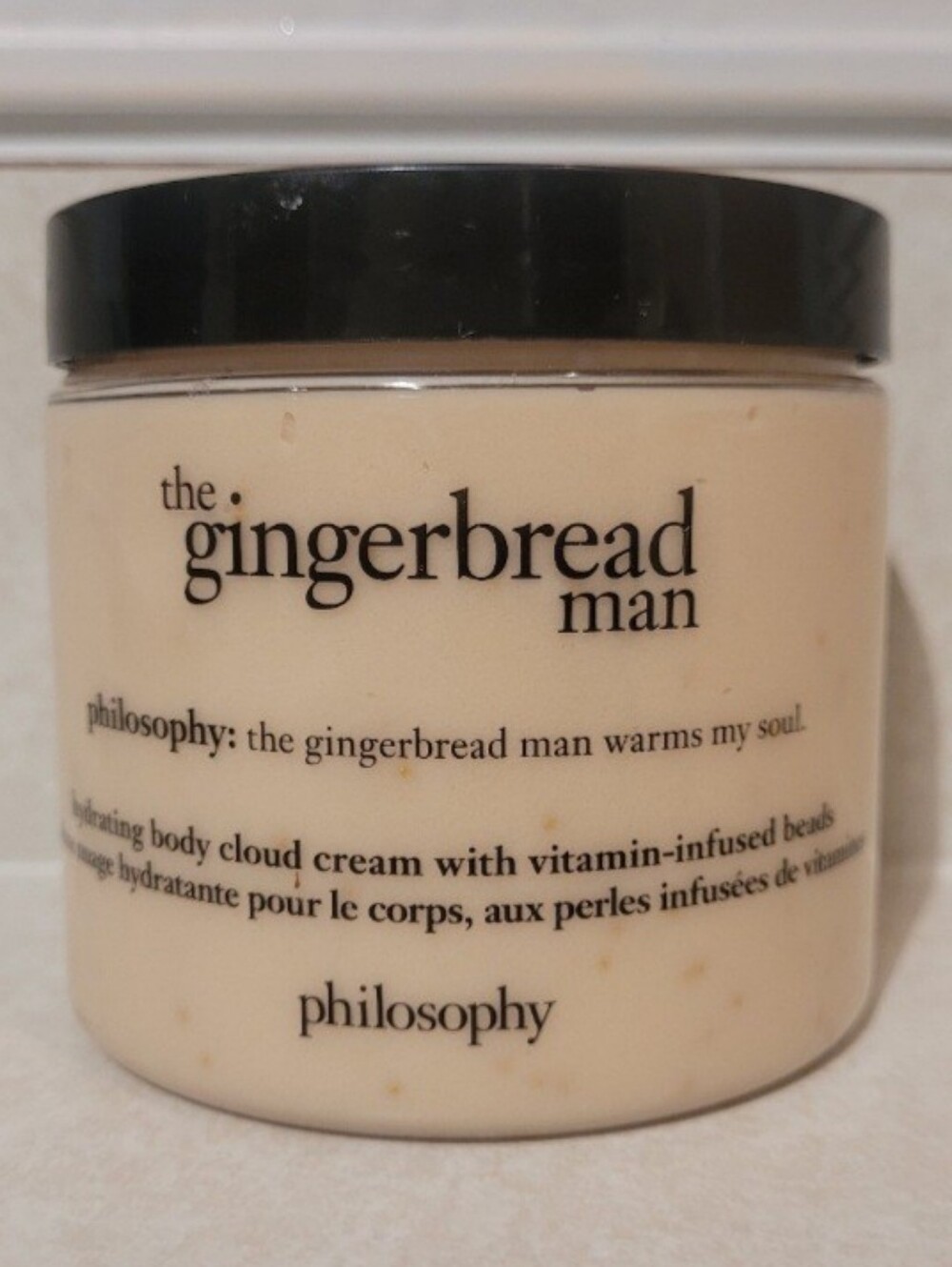 PHILOSOPHY The Gingerbread Man Body Cloud Cream - 16 oz NEW